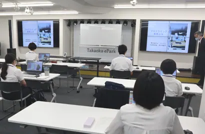 セミナー、スクールでのプロジェクターの代わりとして